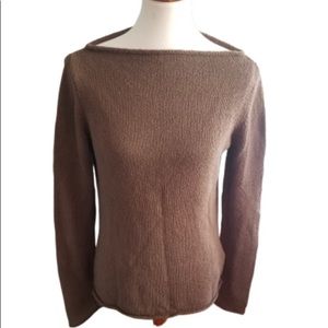 || J. CREW || Cotton Brown Pullover Sweater Small